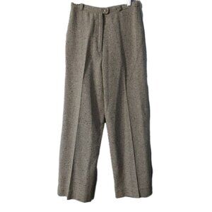 Campus Casuals Of California Pants Size 9 / 10 Wool Blend Pleated Brown Vintage